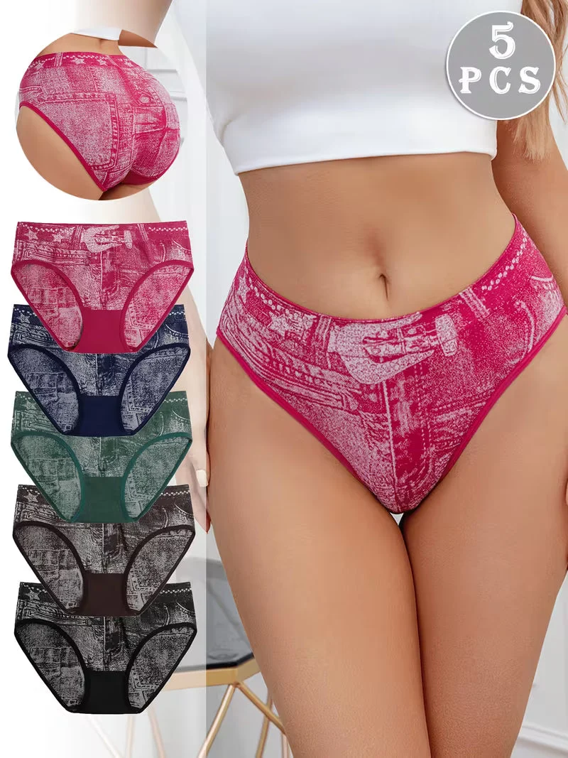 Nyroka Low-Waist Seamless Fashion Sporty Casual Women Briefs — Innerwear For women