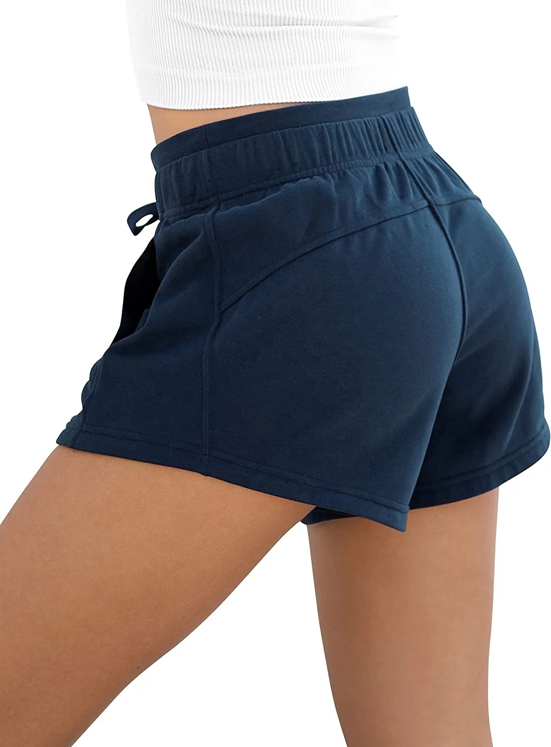 Nyroka Women’s High-Waist Casual Shorts with Pockets – Pack of 3 === — Shorts — view 3
