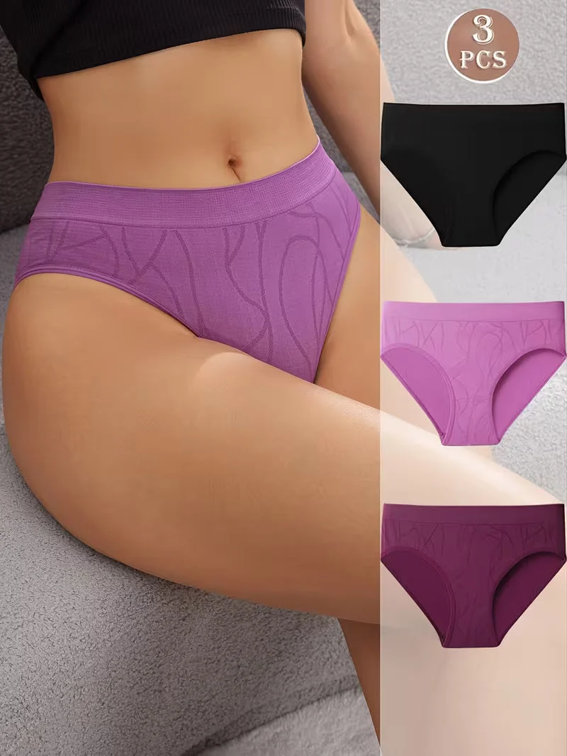 Nyroka Women's Mid-Rise Briefs in Various Colors - Soft Blend, Comfortable Stretch Fit — Innerwear For women